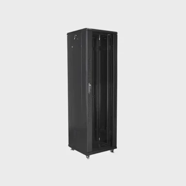 LANBERG Stojeći rack ormar, 19", 42U, 600x600, crni